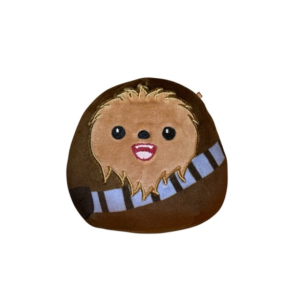 Star Wars Mandalorian Chewbacca Squishmallows Kellytoys Plush Mini 5” Brown - Picture 1 of 3